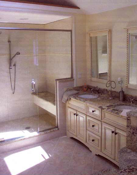 Master Bath complete - showing vanity