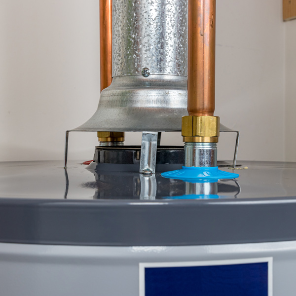 natural gas water heater chimney vented unit installation services